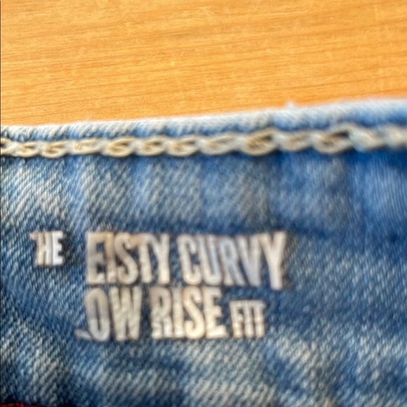 Light Blue Distressed Women Jeans - Picture 8 of 9